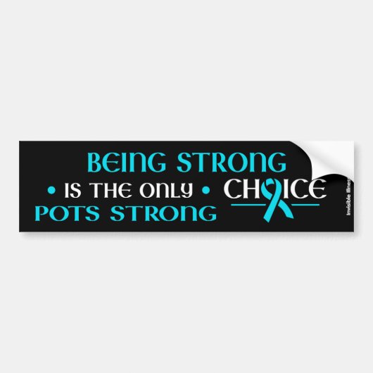POTS Strong.. POTS Autoaufkleber (Vorne)