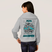 POTS-Symptome Hoodie (Schwarz voll)