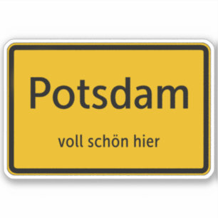 Potsdam Aufkleber Sticker Autoaufkleber