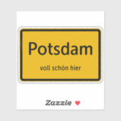Potsdam Aufkleber Sticker Autoaufkleber (Blatt)