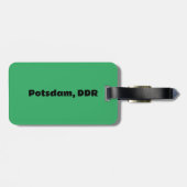 Potsdam, DDR Gepäckanhänger (Rückseite horizontal)
