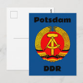 Potsdam, DDR Postkarte (Vorne/Hinten)