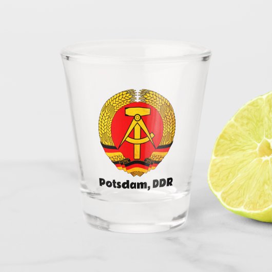Potsdam, DDR Schnapsglas (Vorderseite)