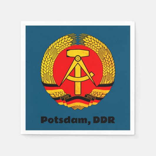 Potsdam, DDR Serviette (Vorderseite)