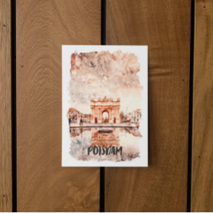 Potsdam Deutschland Aquarellmalerei Postkarte