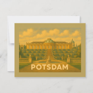Potsdam Deutschland Stadt Kunst Postkarte