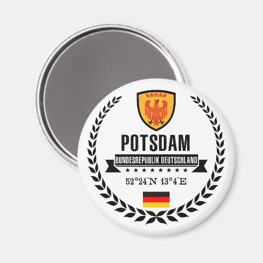 Potsdam Magnet (Vorderseite/Rückseite)