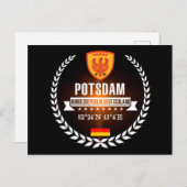 Potsdam Postkarte (Vorne/Hinten)