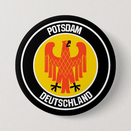 Potsdam RundEmblem Button (Vorderseite)
