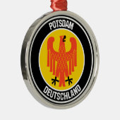 Potsdam RundEmblem Ornament Aus Metall (Rechts)