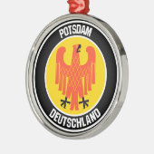 Potsdam RundEmblem Ornament Aus Metall (Links)