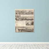 Pottawatomie Landkreis Farm, Junction City, Kansas Leinwanddruck (Insitu (Holzboden))