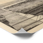 Pottawatomie Landkreis Farm, Junction City, Kansas Poster (Ecke)