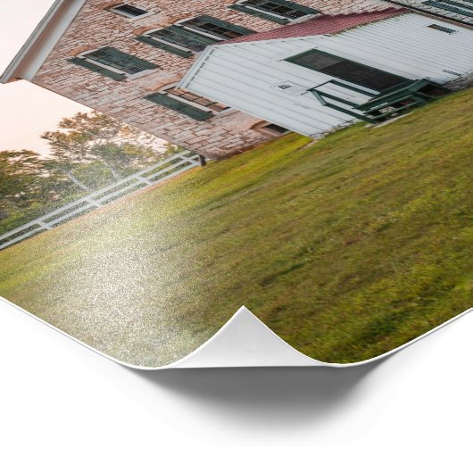 Pottawatomie Lighthouse Print Fotodruck (Ecke)