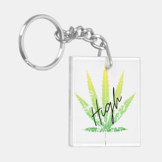 Pottblatt Schlüsselanhänger (Vorderseite links)