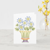 Potted-Blume - Note Card Karte (Gelbe Blume)