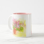 Potted-Blume Zweifarbige Tasse (Vorderseite Links)