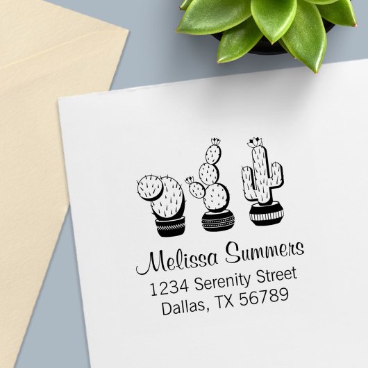 Potted Cacti - Cactus Pflanze Adresse Permastempel