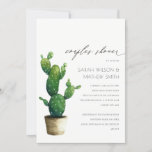 Potted Cactus Green Foliage Couples Dusche Einladu Dankeskarte<br><div class="desc">Wenn Sie weitere Anpassungen oder andere passende Artikel benötigen,  kontaktieren Sie mich bitte unter yellowfebstudio@gmail.com</div>