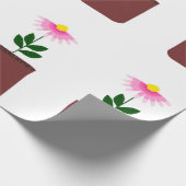 Potted Daisy Wrapping Paper Geschenkpapier (Ecke)