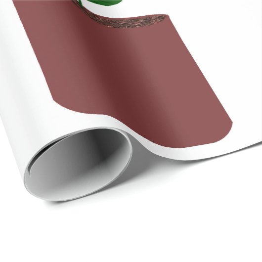 Potted Daisy Wrapping Paper Geschenkpapier (Rolleneckpunkt)