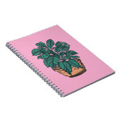 Potted Indoor plants tropical notebook Notizblock (Rechte Seite)