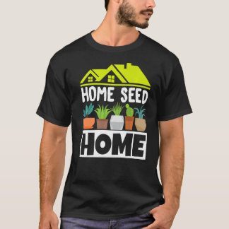 Potted Pflanze Botanical Gardener Zuhause Seed Zuh T-Shirt