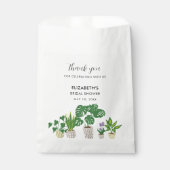 Potted Pflanze Brautparty Grüne Vielen Dank Geschenktütchen (Vorderseite)