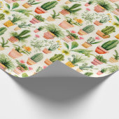 Potted-Pflanze Geschenkpapier (Ecke)