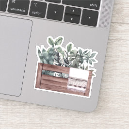 Potted Pflanze - Green Zuhause Sticker