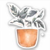 Potted Pflanze - Green Zuhause Sticker (Vorderseite)