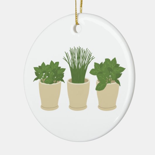Potted-Pflanze Keramik Ornament (Links)