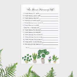 Potted Pflanze Kinderdusche, die Mama Game kennt