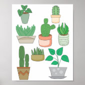 Potted-Pflanze Poster (Vorne)