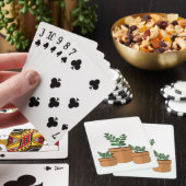 Potted-Pflanze Spielkarten (In Situ)