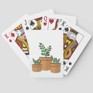 Potted-Pflanze Spielkarten