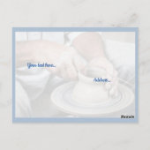 Potter am Arbeitsplatz-Karte Postkarte (Rückseite)