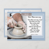 Potter am Arbeitsplatz-Karte Postkarte (Vorne/Hinten)