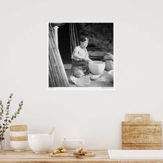 Potter ~ Amatenango del Valle, Chiapas, Mexiko Poster (Küche)