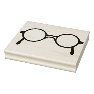 Potter-Brille Gummi-Stempel Gummistempel