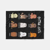 Potter Cats für die Katzenüberdeckung Fleecedecke (Vorderseite (Horizontal))