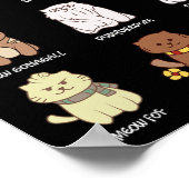 Potter Cats für die Katzenüberdeckung Poster (Ecke)