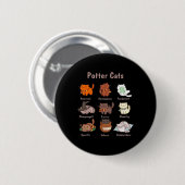 Potter Cats für Katzen Liebhaber Button (Vorne & Hinten)
