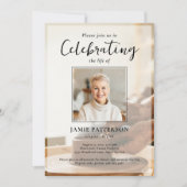 Potter Ceramicist, Life Celebration Funeral Photo Einladung (Vorderseite)