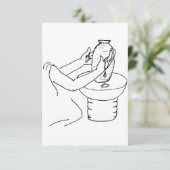 Potter-Einladungen Einladung (Stehend Vorderseite)