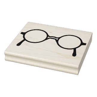 Potter-Style Eyeglasses Rubber Art Briefmarke Gummistempel