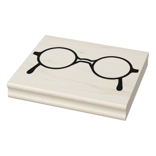 Potter-Style Eyeglasses Rubber Art Briefmarke Gummistempel (Stempel)