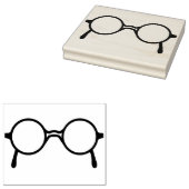 Potter-Style Eyeglasses Rubber Art Briefmarke Gummistempel (Stempel)