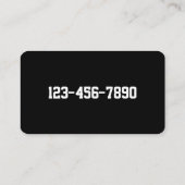 Potter Visitenkarte (Rückseite)