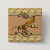Potter Wasp Button (Vorderseite)